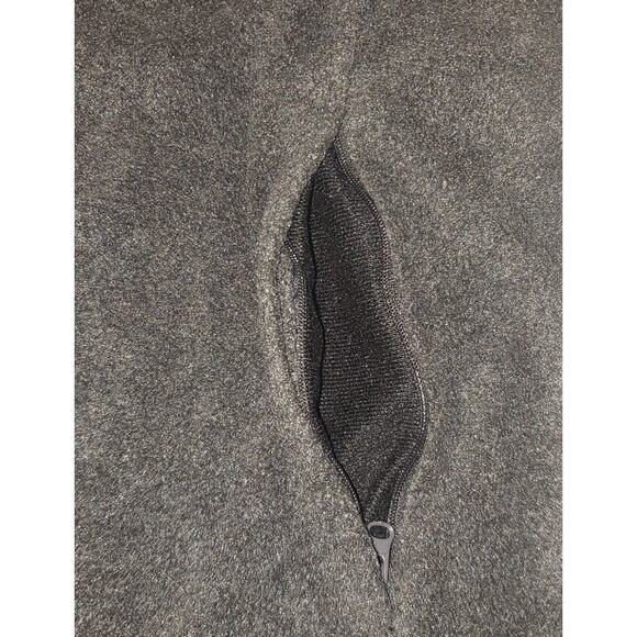 Mens Gray Zip-Up Fleece Vest Large Full Zip Minimalist Outdoor Casual Style - Picture 5 of 7